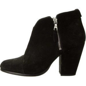 Women's Black Rag & Bone Black Suede Booties